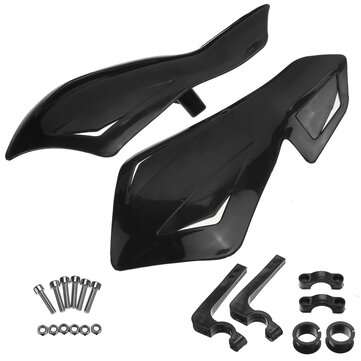22mm Motorcycle Hand Guard Handguard Protector Universal (COLOR: BLACK)