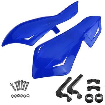 22mm Motorcycle Hand Guard Handguard Protector Universal (COLOR: BLUE)