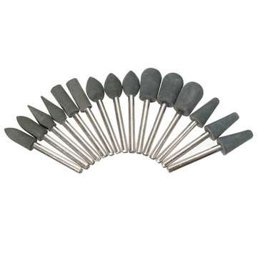 22pcs 3.1mm Shank Rubber Polishing Tips and Disc Kit for Rotary Tool