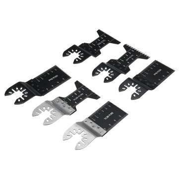 22pcs Universal Multi-tool Mix Oscillating Saw Blade Cutters Quick Release Saw Cutters for Soft Meta