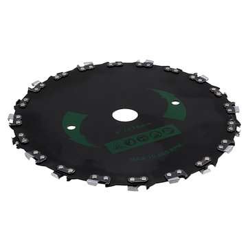 230mm Brushcutter Blade Replacement Brushcutter Saw Blade with Chain for Trimmer Lawnmover