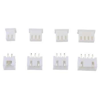 230pcs XH2.54 2p 3p 4p 5 pin 2.54mm Pitch Terminal Kit / Housing / Pin Header JST Connector Wire Con