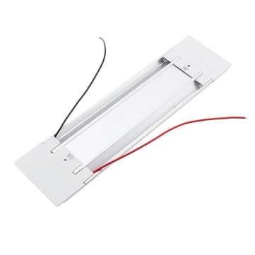 23CM 5W 72 LED White Interior Dome Lights Bar DC 24V 6000K White with Switch for Car Van RV Truck Tr