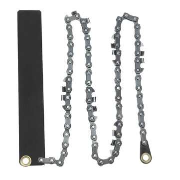 24 Inch Chain Saw Portable Survival Pocket Chainsaw Branch Tree Cutter Hand Tool