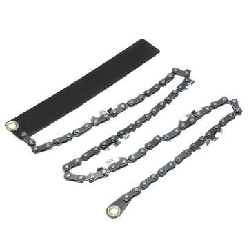 24 Inch Chain Saw Portable Survival Pocket Chainsaw Branch Tree Cutter Hand Tool