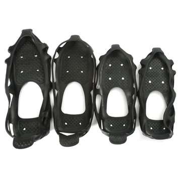 24 Spikes Non-slip Studs Snow Ice Mud Crampons Overshoes Boots Shoe Gripper S-XL (SIZE: S)