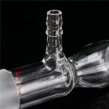 24/40 Glass Vacuum Take Off Adapter Lab Straight Tube Gas Inlet Adapter