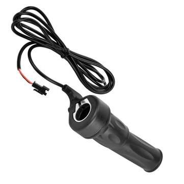 24/36/48V Pair Mountain Bike Throttle Grip 20X Throttle Grip Half Turn Handle Conversion Electric Ac