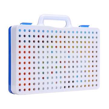 240Pcs DIY Drilling Screw Set Childrens 3D Creative Screw Puzzle Electric Drill Set Kids Early Educa
