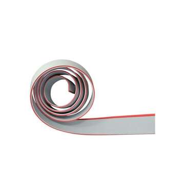 2400x58x5mm Soft Plastic Wood Non-slip Anti-collision Self-adhesive Eva Boat Si... (COLOR: GREY-RED)