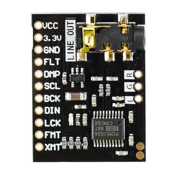 24-bit PCM5102 PCM5102A Stereo DAC Digital-to-analog Converter PLL Voice Module pHAT