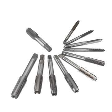 24Pcs Milled Alloy Steel Tap And Die Wrench Tool Set Drill Bits Countersink Drill Bit