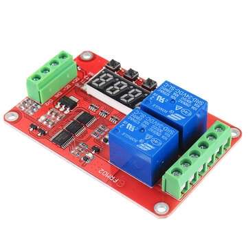 24V 2 Channel Multi-function Relay Module Delay Self-lock CycleTiming Timer Relay