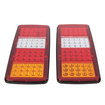 24V 60 LED Tail Turn Signal Running Reverse Brake Light For Trailer Truck Boat RV