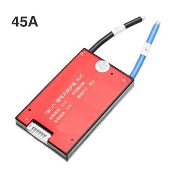 24V 7S 16/25/35/45/60A BMS PCB PCM Battery Protection Board for Ebike Electric Bic... (CURRENT: 45A)