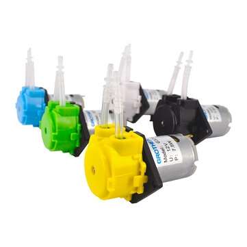 24V Micro Peristaltic Pump Water Pumps DC Self-priming P... (COLOR3: GREEN | PUMP TYPE: 2*4SILICONE)
