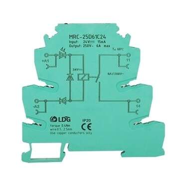 24V Relay Board Solid State Relay MRC-25D61C24 Intermediate Relay Ultra-thin Relay Module