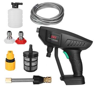 24V Wireless Car Washing Machine Water Spray Guns Portable High Pressure Washer for Makita 18V batte