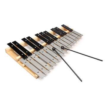 25 Note Glockenspiel Xylophone Educational Musical Instruments Mallet Percussion Orff