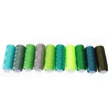 250 Yard Spools 60 Colors Polyester Sewing Thread Reel Machine Hand Cord Tools Set