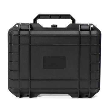 250*200*74mm Waterproof Hand Carry Tool Case Bag Storage Box Camera Photography w/ Sponge