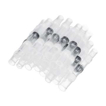 250 Pcs Heat Shrink Butt Terminals Solder Seal Sleeve Wire Connector Waterproof Wire Connector Termi