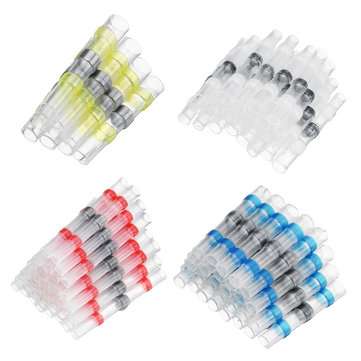 250 Pcs Heat Shrink Butt Terminals Solder Seal Sleeve Wire Connector Waterproof Wire Connector Termi