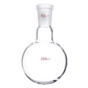 250ml 24/40 Glass Single Neck Round Bottom Flask Boiling Bottle Laboratory Glassware