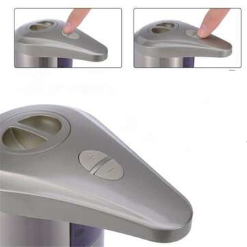 250ml Automatic Liquid Soap Dispenser Sensor non-contact Stainless Steel Hand Soap Bottle Dispenser