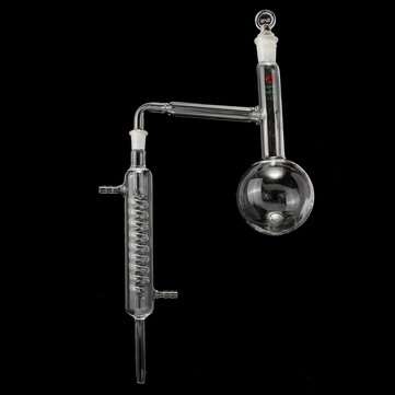 250ml 14/23 Glass Distillation Apparatus Laboratory Chemistry Lab Glassware Kits