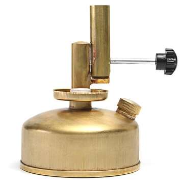250mL Brass Alcohol Blast Burner Heating Alcohol Lamp Blow Torch Lab Chemistry Experiment