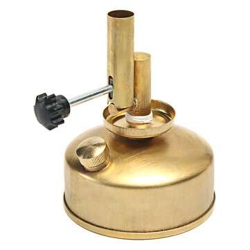 250mL Brass Alcohol Blast Burner Heating Alcohol Lamp Blow Torch Lab Chemistry Experiment