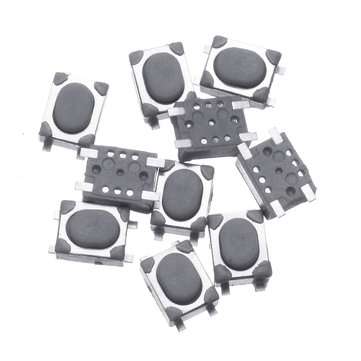 250pcs 10 Types Tactile Push Button Touch Switch Remote Keys Button Microswitch for school education