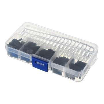 250pcs 2.54mm Dupont Connector 1/2/3/4/5 Pin Male Female Header Housing Crimp Connectors Terminal Ju