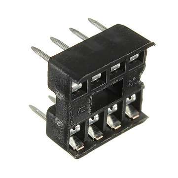 250pcs 2.54mm 8 Pin IC DIP Integrated Circuit Sockets Adaptor