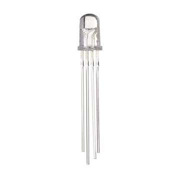 250pcs LED RGB Common Cathode 4-Pin F5 5MM Diode