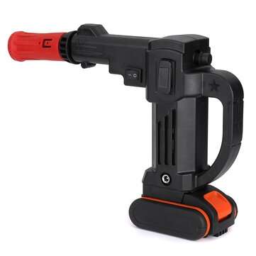 250W Car Washing Guns Wireless Rechargeable Car Washer High-pressure Water Spray Pump W/ 1pc Battery