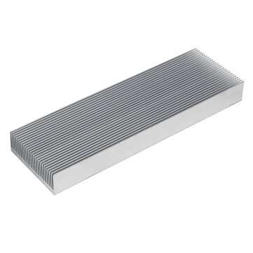 250X80x27mm Thickened High-power Aluminum Heat Sink LED Heat Sink Fan Heat Sink
