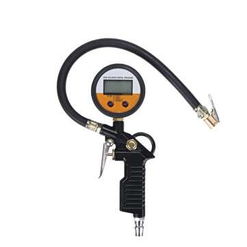 255 PSI 18 Bar Digital Tire Pressure Gauge Meter Tester Bike Car Truck LCD