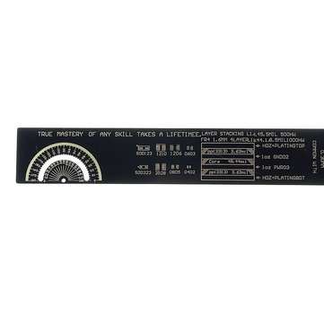 25CM PCB Ruler For Electronic Engineers Measuring Tool PCB Reference Ruler Chip IC SMD Diode Transis