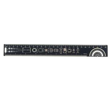 25CM PCB Ruler For Electronic Engineers Measuring Tool PCB Reference Ruler Chip IC SMD Diode Transis