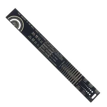 25CM PCB Ruler For Electronic Engineers Measuring Tool PCB Reference Ruler Chip IC SMD Diode Transis