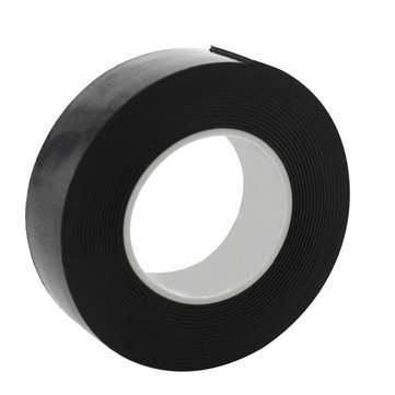 25mm x 300cm Black Rubber Waterproof Adhesive Bonding Rescue Repair Wire Tape