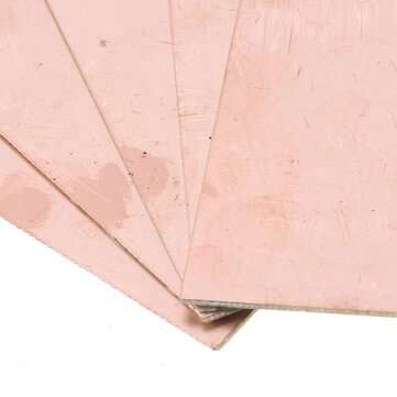 25pcs 100x150x0.8mm Single Side Copper Clad FR4 Laminate PCB Circuit Board