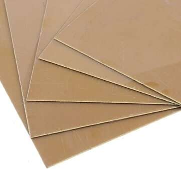 25pcs 100x150x0.8mm Single Side Copper Clad FR4 Laminate PCB Circuit Board