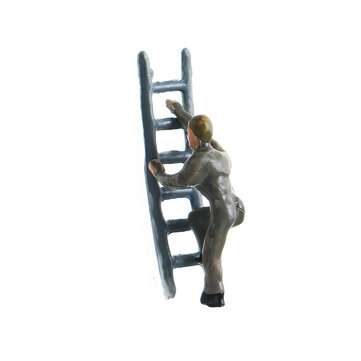 25pcs 1:87 Painted Mix Model Different People Poses Workers Scale Decorations