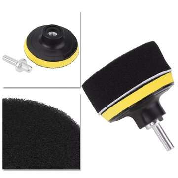 25pcs 3 Inch Buffing Waxing Polishing Sponge Pads Kit Set For Car Polisher Drill