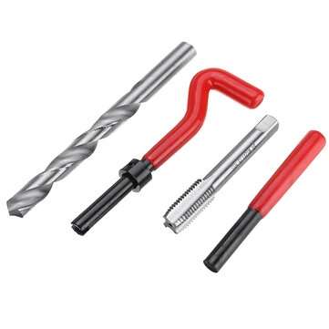 25pcs M12 Thread Repair Tool Kit for Restoring Damaged Threads Spanner Wrench Twist Drill Bit Kit