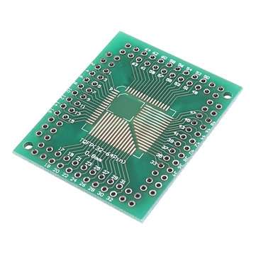 25pcs QFP TQFP LQFP FQFP 32 44 64 80 100 LQF SMD Turn To DIP Adapter PCB Board Converter Plate 0.5/0