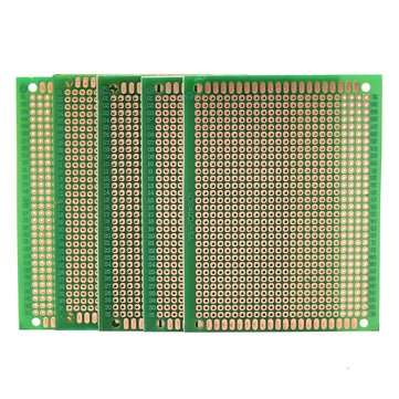 25Pcs PCB DIY Soldering Copper Prototype Printed Circuit Board 70mm x 90mm
